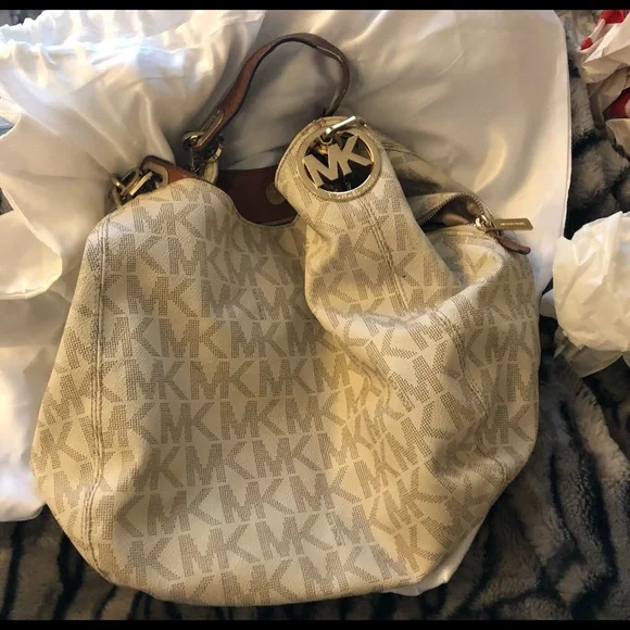 Hobo Bag Michael Kors Fulton Large Shoulder Tote Bag Michael